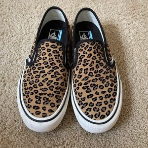 Cheetah print vans